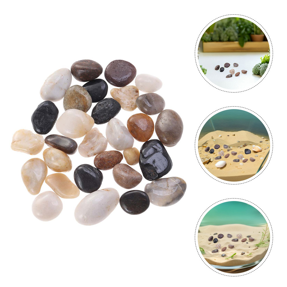 Bonsai Garden Fountain - 1Set Natural Polished River Stones 1000G