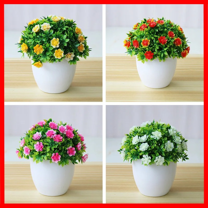 Bonsai Gardenia - 1 Máy Tính Nhân Tạo Hoa
