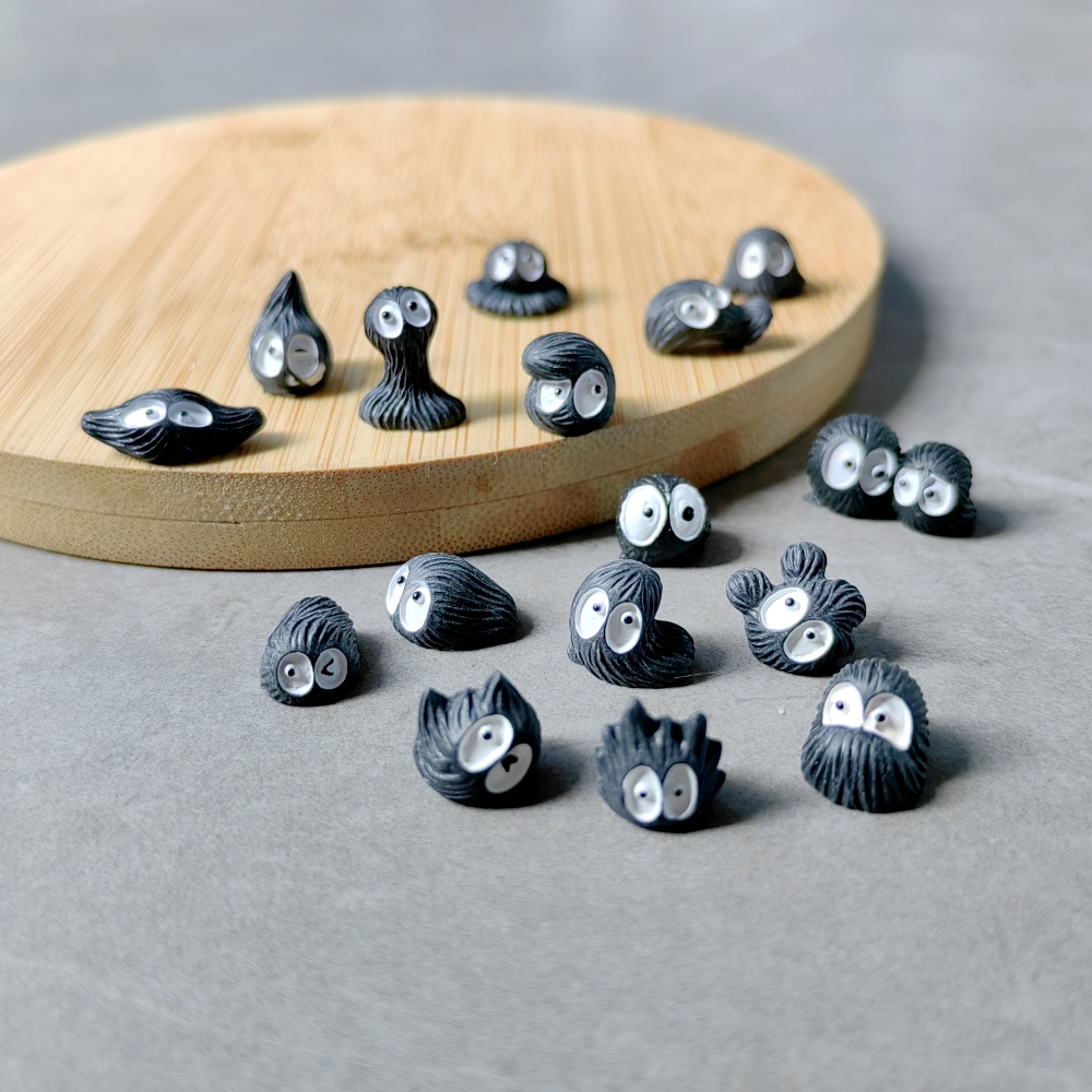 8pc Mini Funny Cute Black Blue - đánh giá và giá Bonsai Gardenia