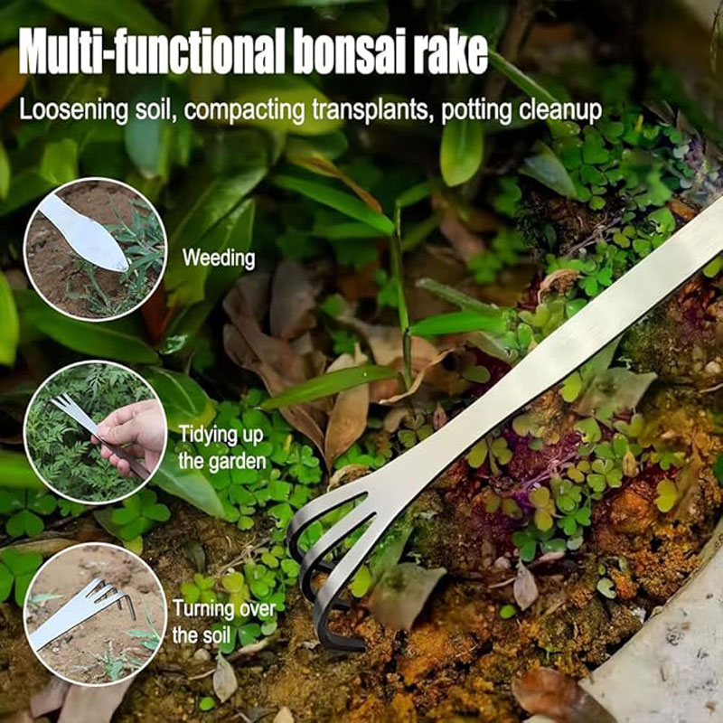 Stainless Steel Root Rake Hand - đánh giá và giá Bonsai Gardenia