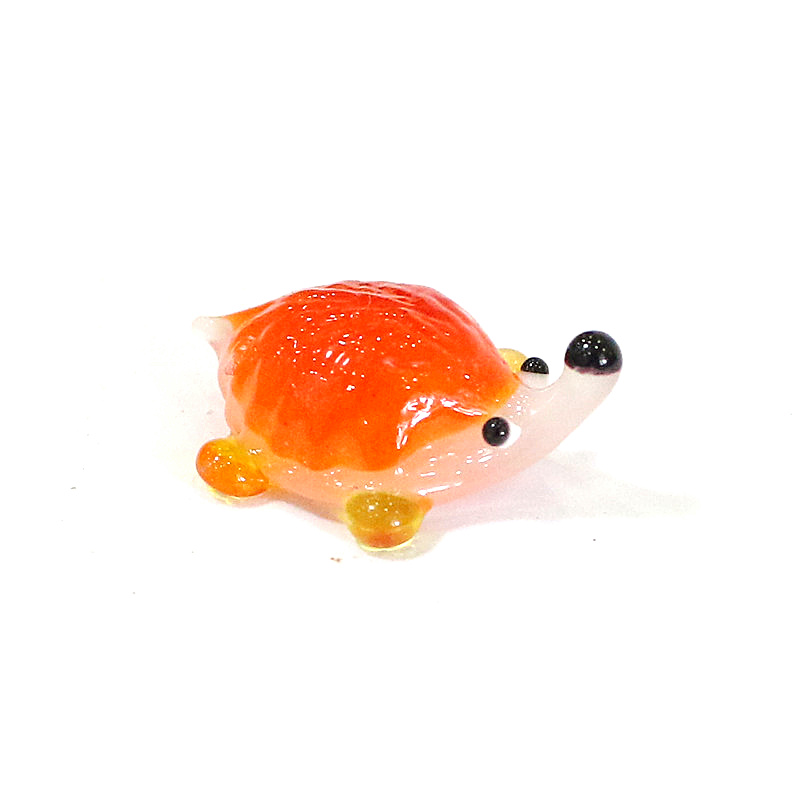 Handmade Mini Glass Hedgehog F - đánh giá và giá Japan Bonsai Garden