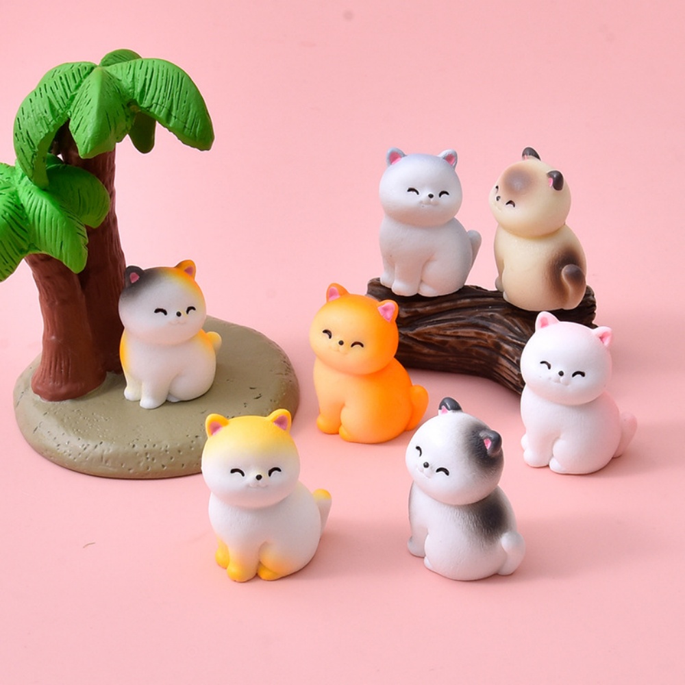 8pc Cute Smile Cat Small Anima - đánh giá và giá Bonsai Gardenia