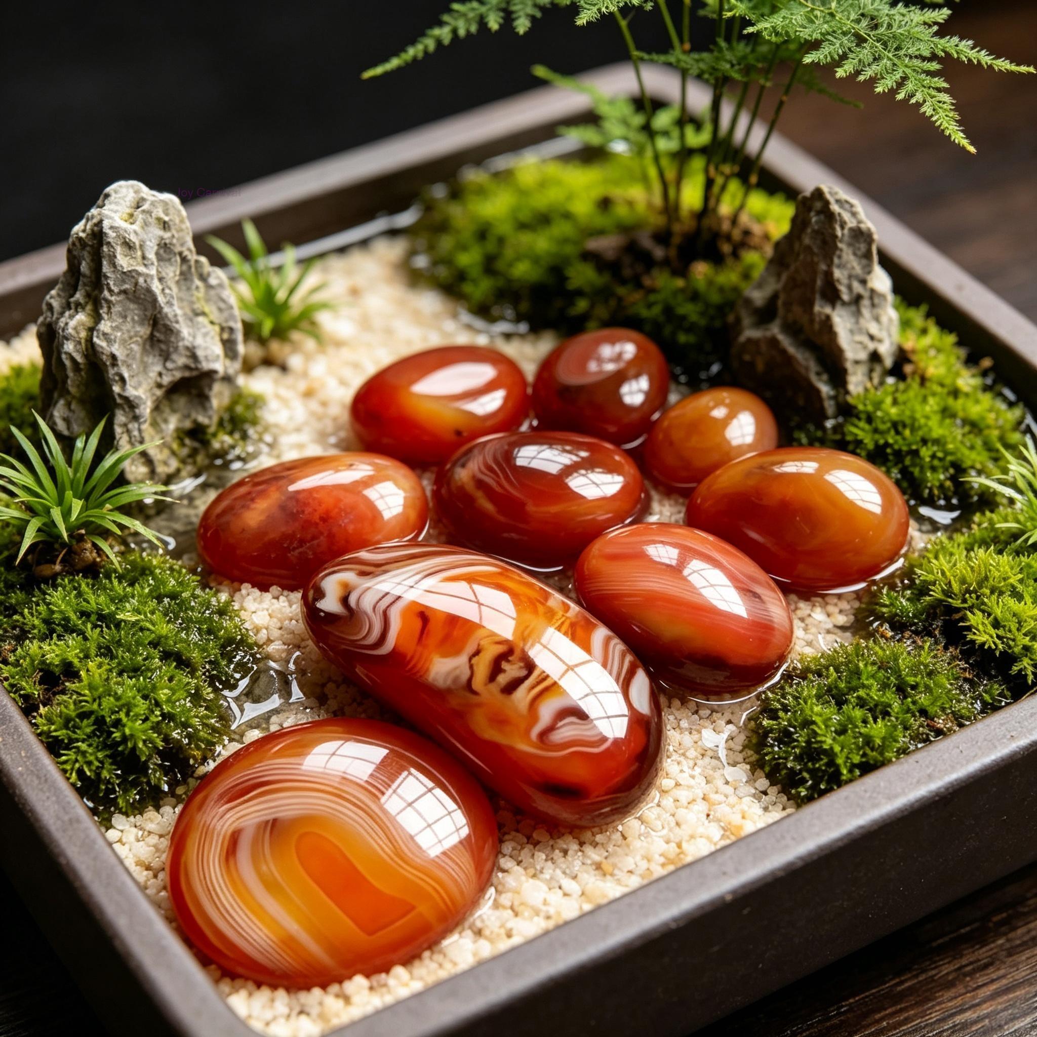 Pebbles Natural Crystal Stone  - đánh giá và giá Bonsai Garden Layout