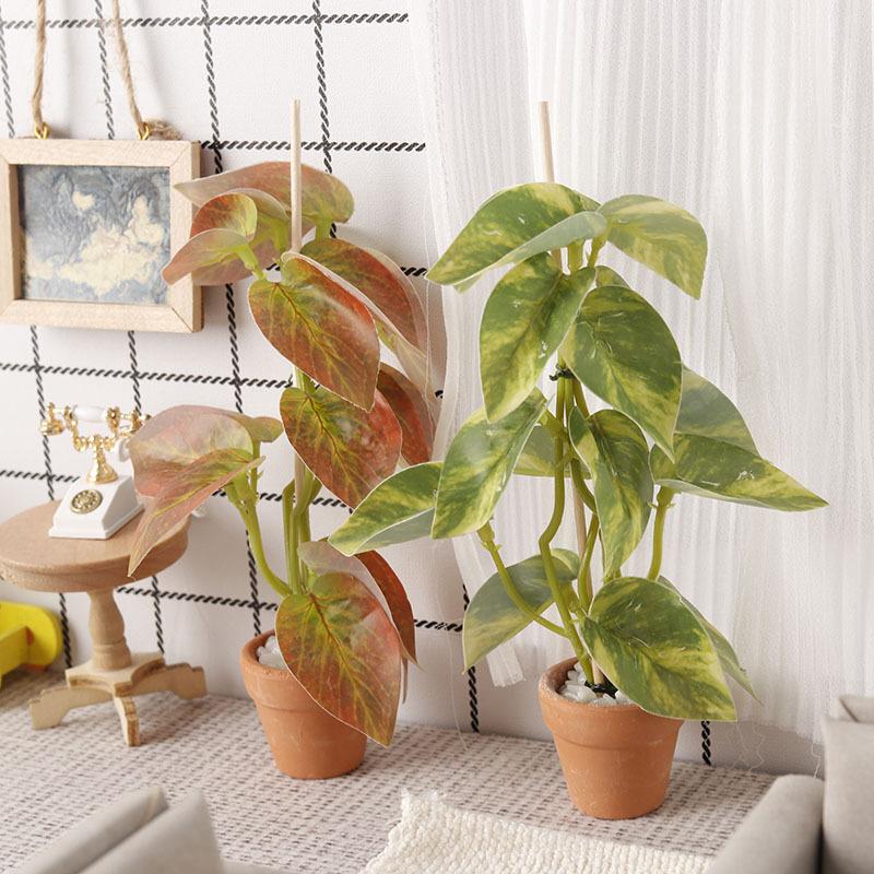 1/12 Dollhouse Simulation Gree - đánh giá và giá Bonsai Garden Decor