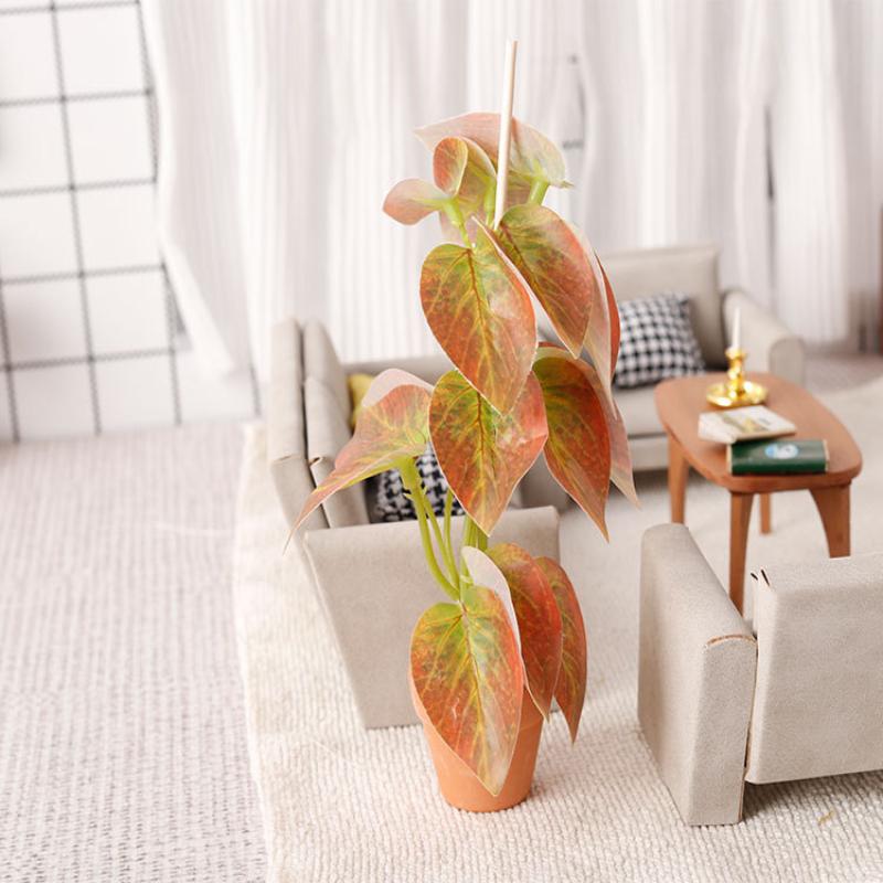 1/12 Dollhouse Simulation Gree - đánh giá và giá Bonsai Garden Decor