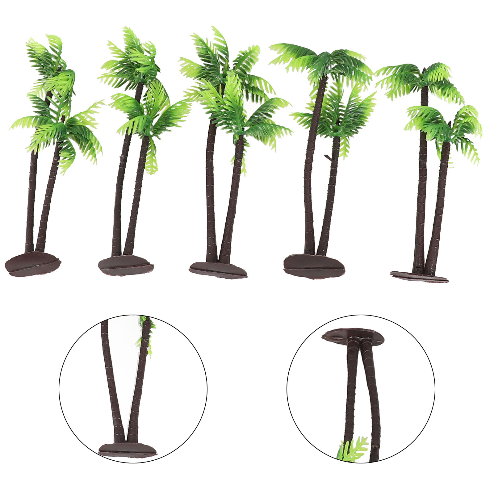 5Pcs Artisan-Inspired Coconut  - đánh giá và giá Bonsai Garden Layout
