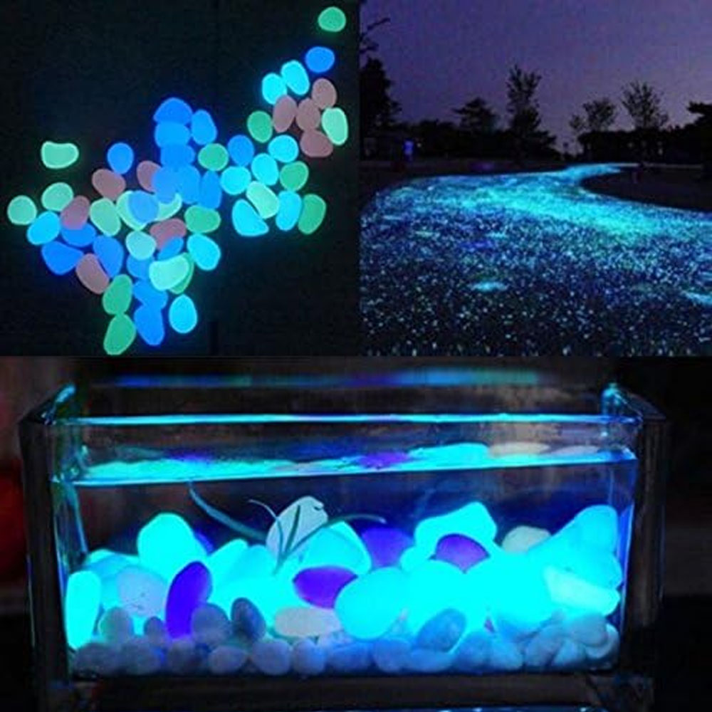 Fish Tank Rocks Glow Blue Pebb - đánh giá và giá Bonsai Gardenia