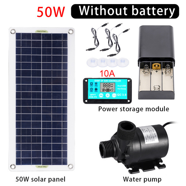 50W Solar Power Water Pump Set - đánh giá và giá Bonsai Garden Fountain
