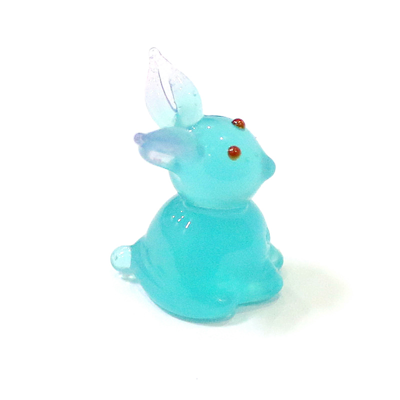 2pcs Mini Glass Bunny Figurine - đánh giá và giá Japan Bonsai Garden