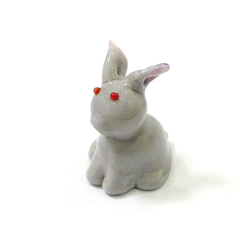 2pcs Mini Glass Bunny Figurine - đánh giá và giá Japan Bonsai Garden
