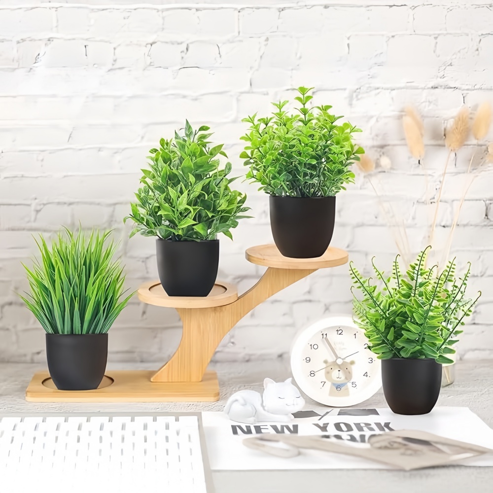 4pcs/set Mini Artificial Plant - đánh giá và giá Bonsai Gardenia