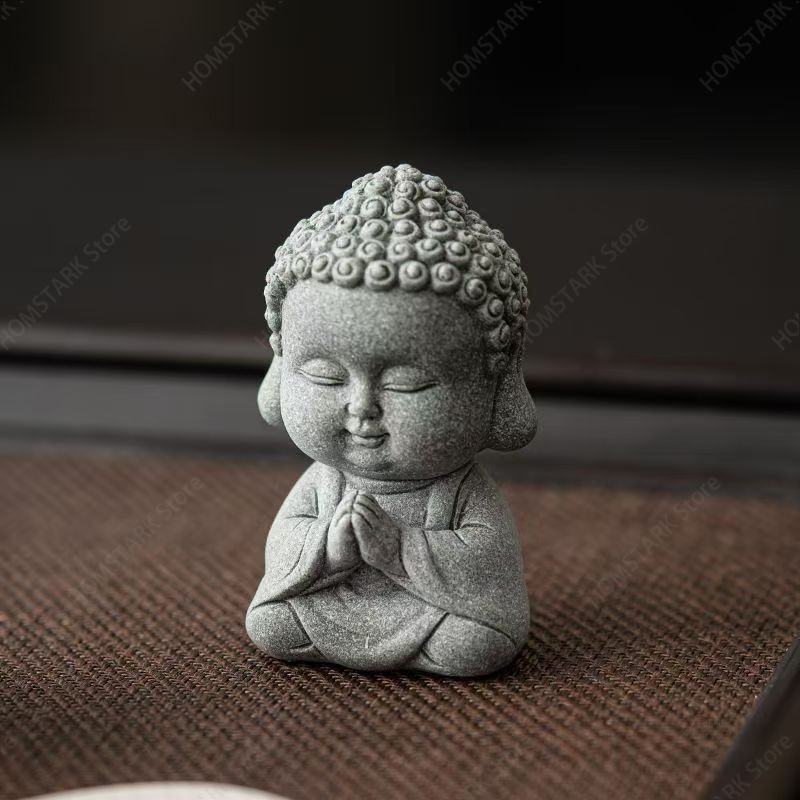 Mini Green Sandstone Buddha Fi - đánh giá và giá Bonsai Garden Layout