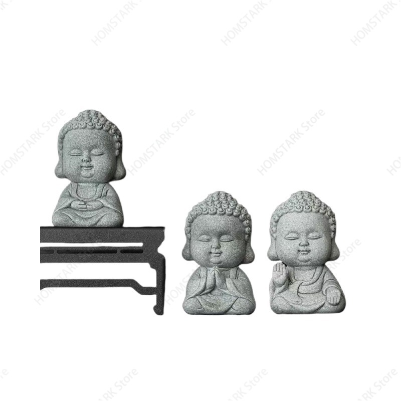 Mini Green Sandstone Buddha Fi - đánh giá và giá Bonsai Garden Layout