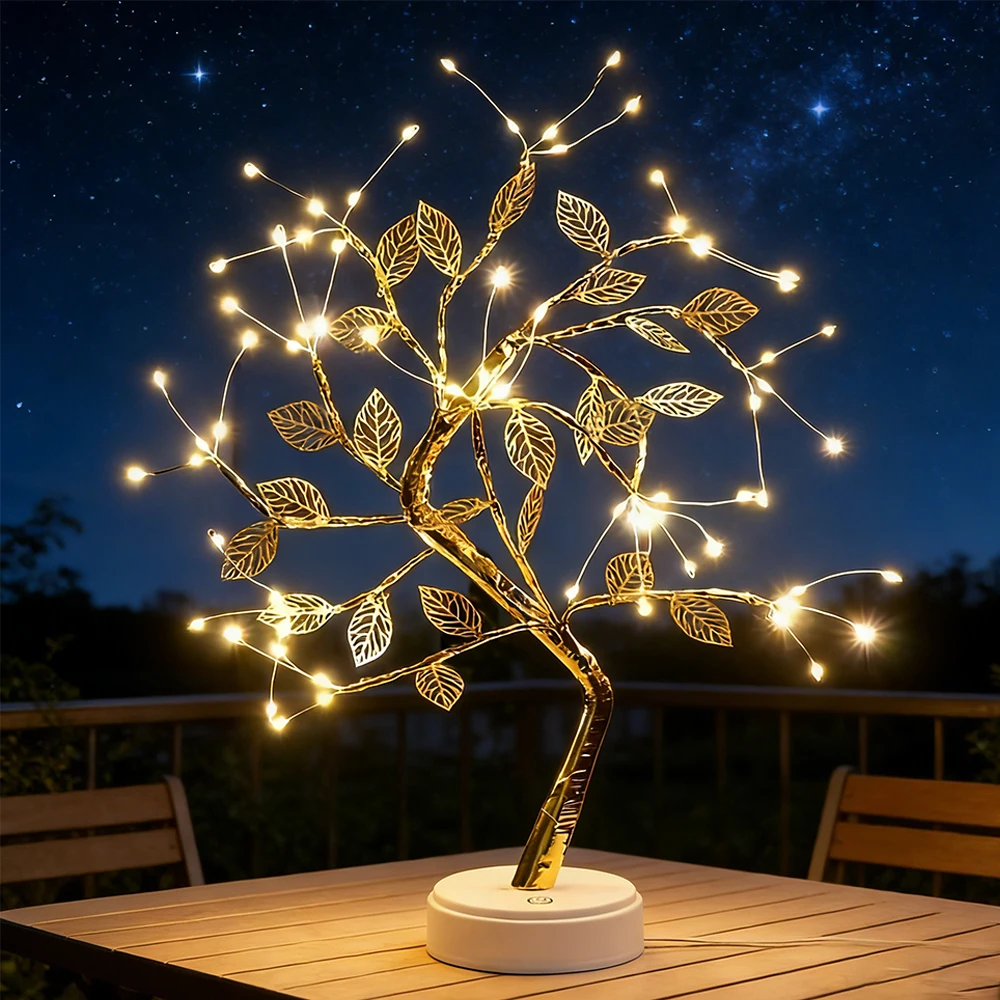 LED Tree Night Light Battery P - đánh giá và giá Bonsai Garden Dc