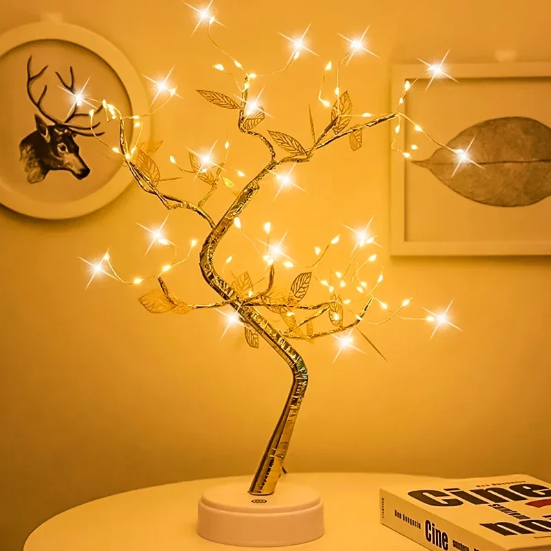 LED Tree Night Light Battery P - đánh giá và giá Bonsai Garden Dc